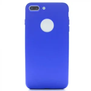 Husa Silicon Slim pentru iPhone 7/8 Plus Albastru Mat