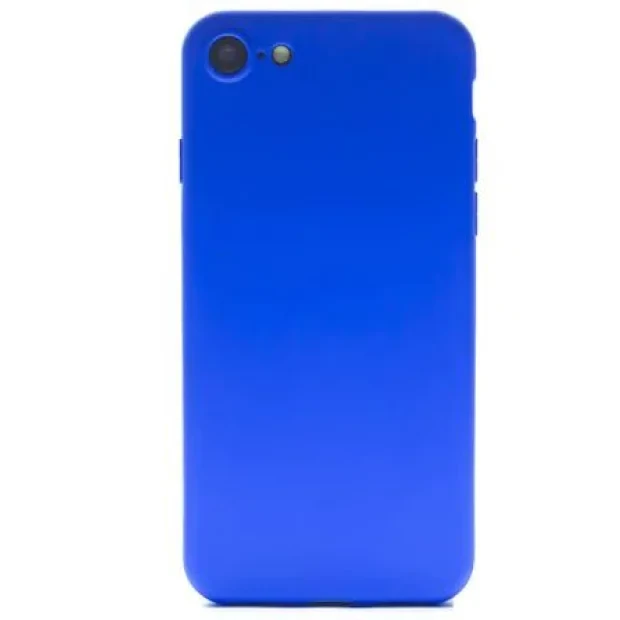 Husa Silicon Slim pentru iPhone 7/8/SE 2 Albastru Mat