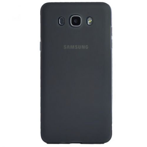 Husa Silicon Slim pentru Samsung Galaxy J7 2016 Fumuriu thumb