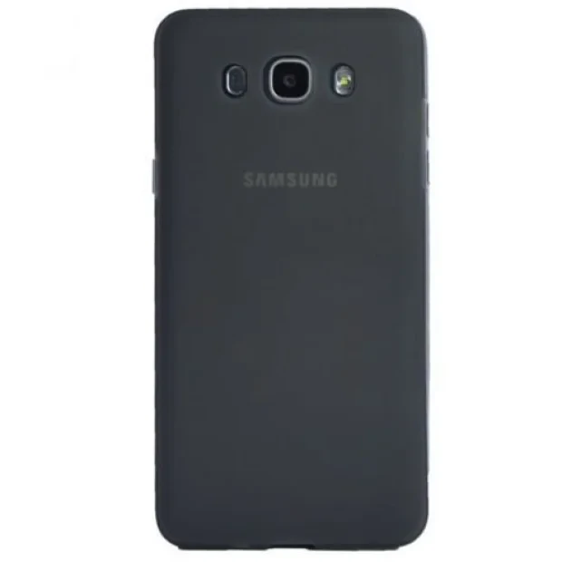 Husa Silicon Slim pentru Samsung Galaxy J7 2016 Fumuriu