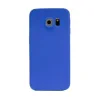 Husa silicon slim Samsung Galaxy S6 Edge Albastru Mat