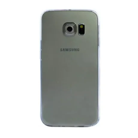 Husa silicon slim Samsung Galaxy S6 Edge Transparent