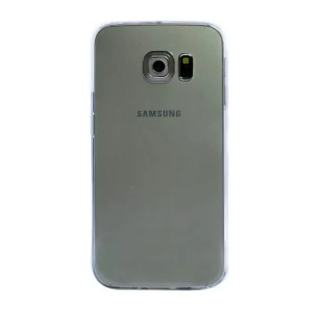 Husa silicon slim Samsung Galaxy S6 Edge Transparent