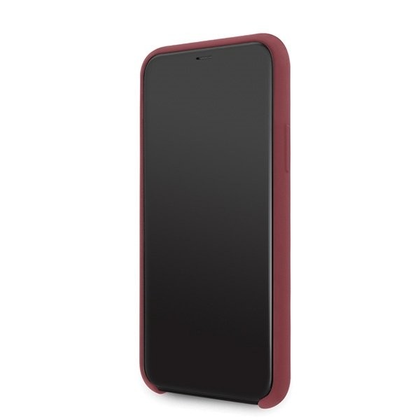 Husa Cover Mercedes Silicone pentru iPhone 11 Pro Red thumb