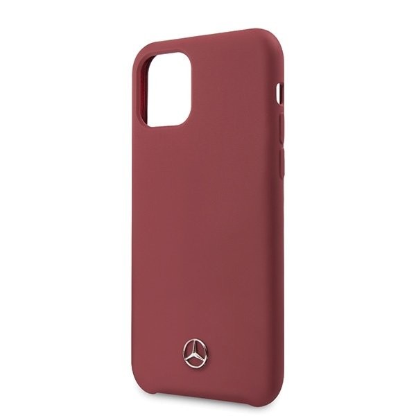 Husa Cover Mercedes Silicone pentru iPhone 11 Pro Red thumb