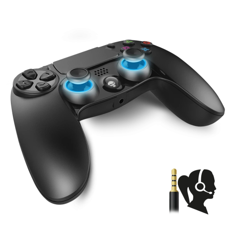 Consola Bluetooth Spirit of Gamer PGP pentru PS4 cu 16 Butoane Negru