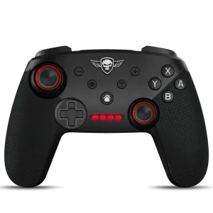 Controller Gaming Bluetooth Spirit of Gamer pentru Nintendo Switch cu 16 Butoane Negru