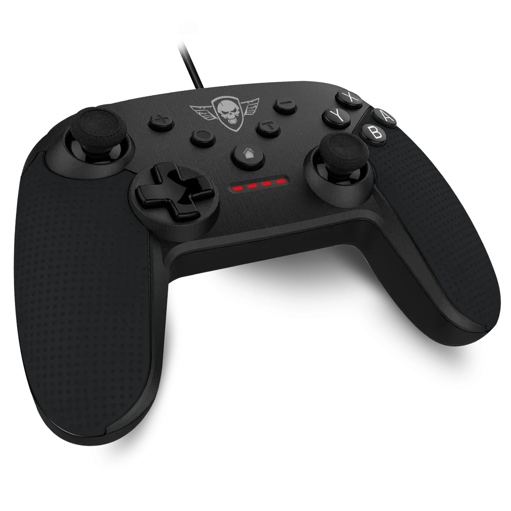 Controller Gaming Spirit of Gamer pentru Nintendo Switch Pro cu Fir 1.8m Negru