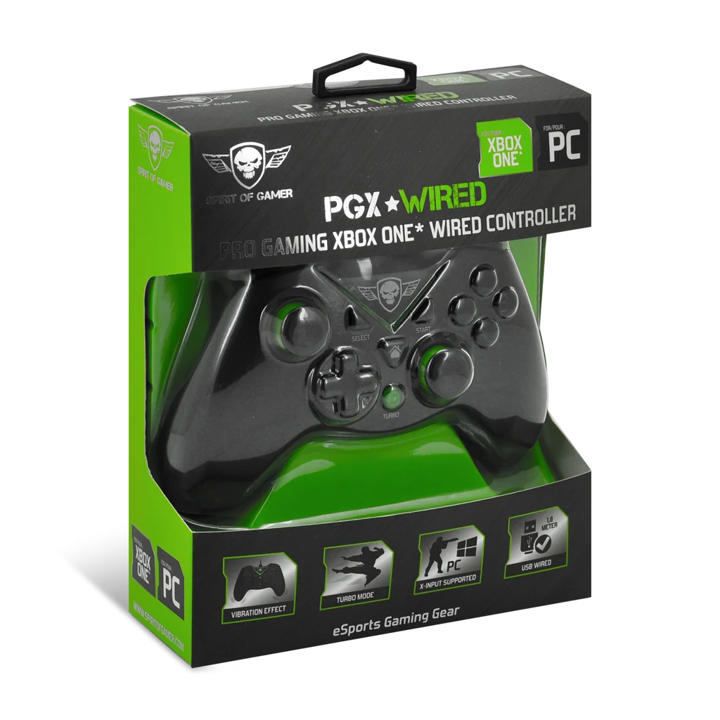 Controller Spirit of Gamer pentru Xbox One cu Fir 1.8m Negru thumb
