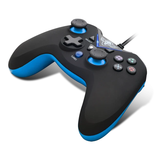 Controller Gaming Spirit of Gamer XGP pentru PS3 cu Fir 1.8m si 12 Butoane Albastru