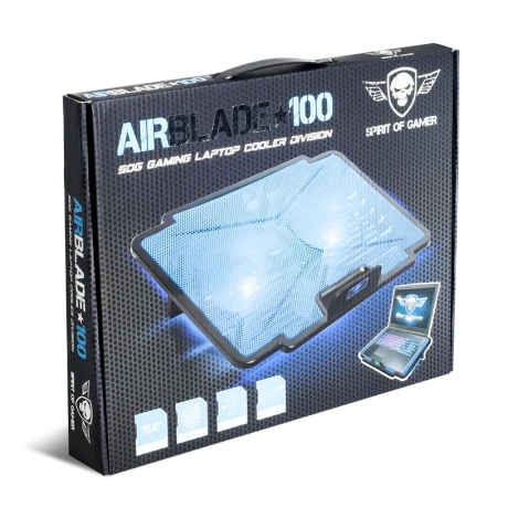 Cooler Laptop Gaming AirBlade Spirit of Gamer 15.6 Inch Albastru