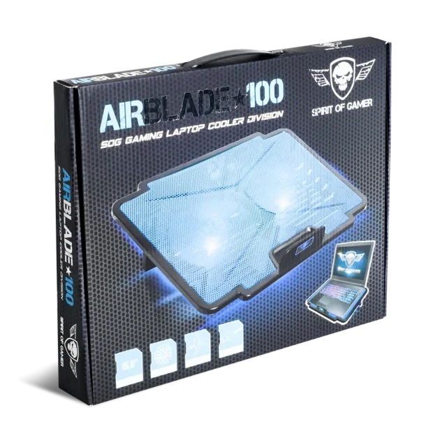 Cooler Laptop Gaming AirBlade Spirit of Gamer 15.6 Inch Albastru