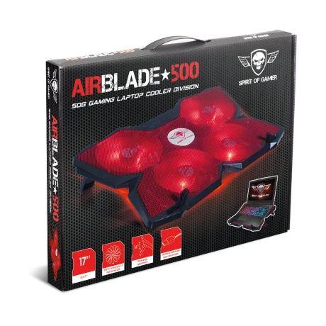 Cooler Laptop Gaming AirBlade Spirit of Gamer 17 Inch Rosu