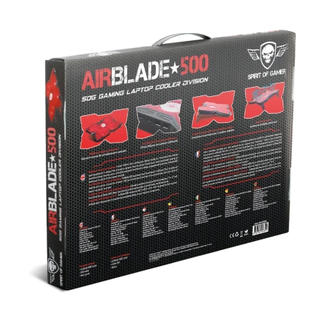 Cooler Laptop Gaming AirBlade Spirit of Gamer 17 Inch Rosu