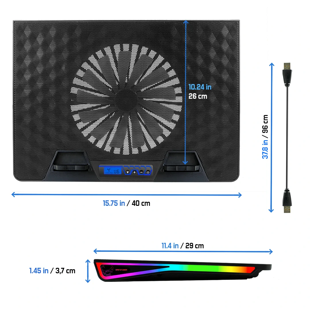 Cooler Laptop Gaming AirBlade Spirit of Gamer 17 Inch Multicolor thumb