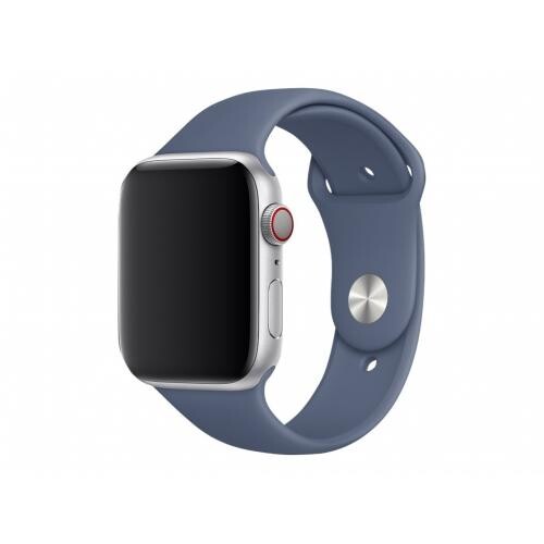 Curea Apple Silicon Sport pentru iWATCH 44 mm  Blue thumb