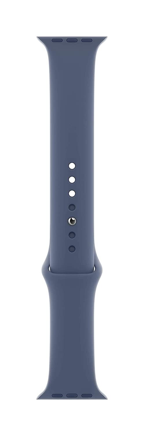 Curea Apple Silicon Sport pentru iWATCH 44 mm  Blue thumb