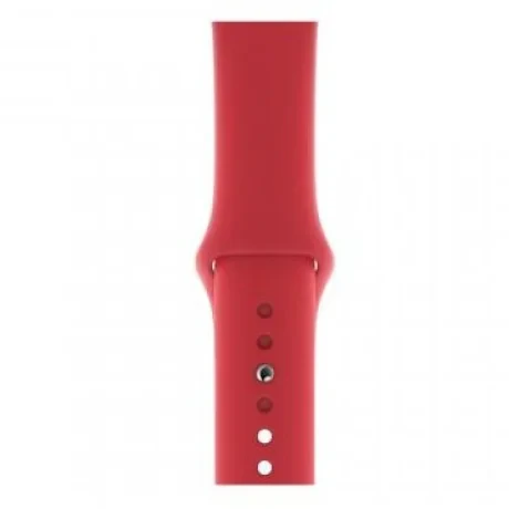 Curea Apple Sport Silicon pentru iWATCH 44MM Red