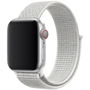 Curea Tactical Cloth pentru Apple IWatch 1/2/3/4/5/6/SE 42/44mm Gri-Alb