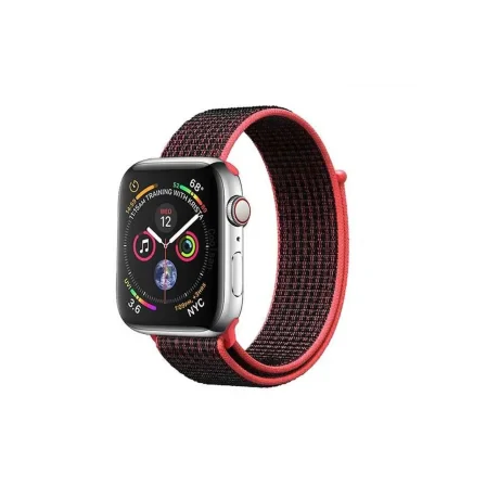 Curea Tactical Cloth pentru Apple IWatch 1/2/3/4/5/6/SE 42/44mm Gri-Roz