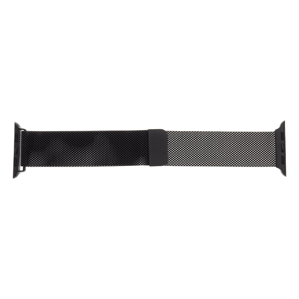 Curea Tactical Loop Magnetic Stainless Steel pentru Apple IWatch 1/2/3/4/5/6/SE 38/40mm Negru thumb