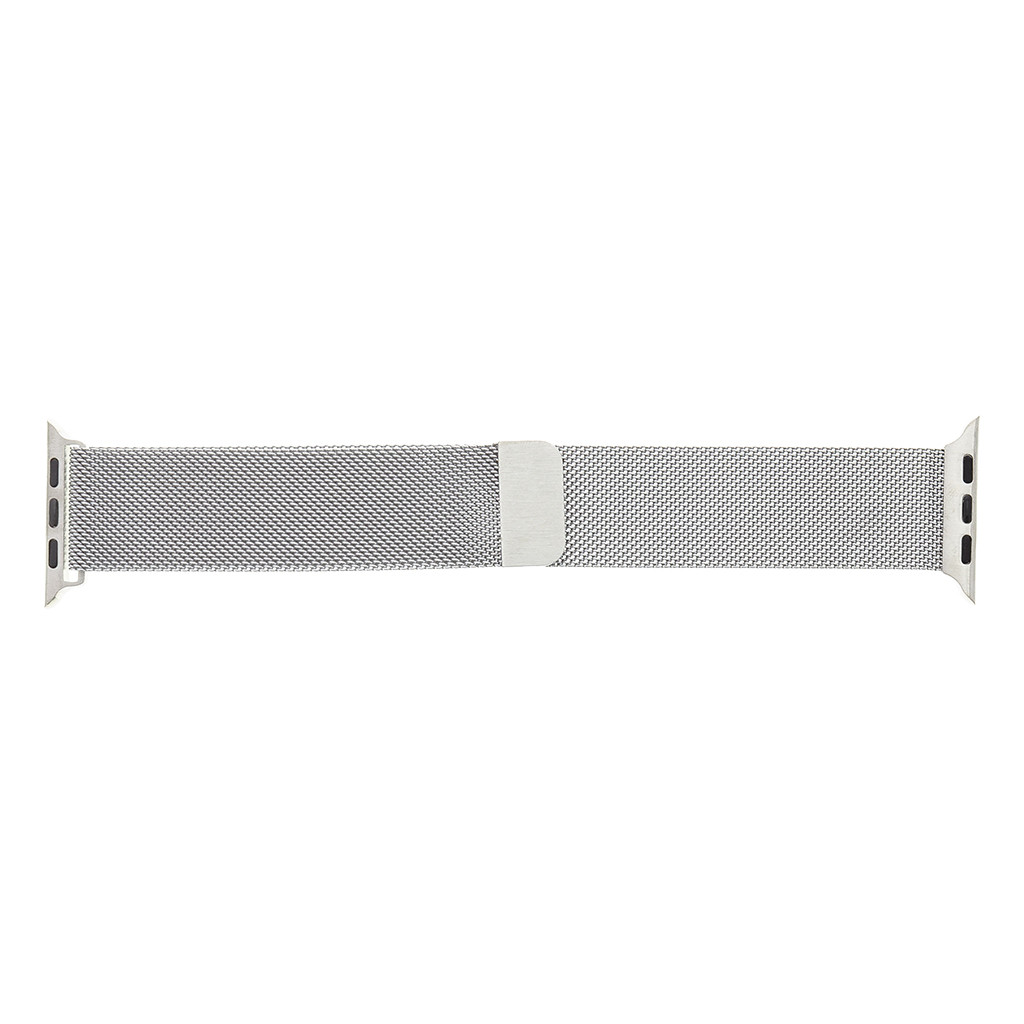 Curea Tactical Loop Magnetic Stainless Steel pentru Apple IWatch 1/2/3/4/5/6/SE 42/44mm Argintiu thumb