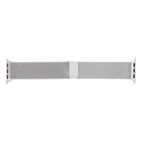 Curea Tactical Magnetic Stainless Steel pentru Apple IWatch 1/2/3/4/5/6/SE 42/44mm Argintiu