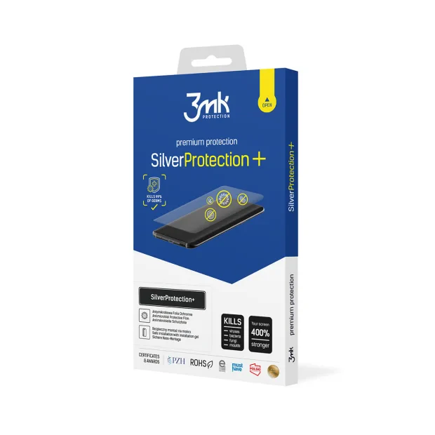 Folie de Protectie 3MK Antimicrobiana Silver Protection + pentru iPhone 6 Plus/6s Plus