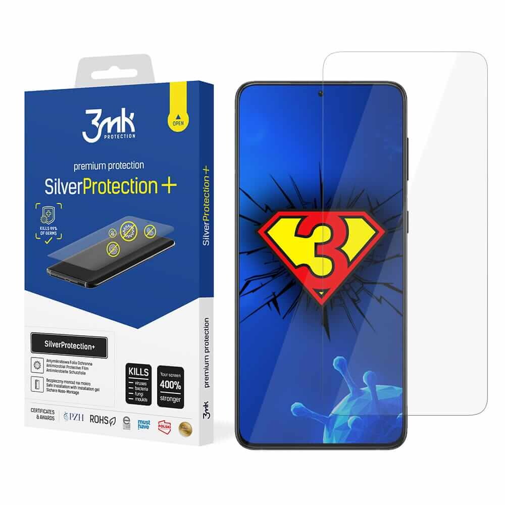 Folie de Protectie 3MK Antimicrobiana Silver Protection + pentru Samsung Galaxy S21 Plus thumb