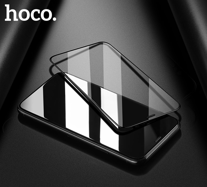 Folie sticla 2.5D iPhone 7/8/SE 2 /8, Hoco Shatter-Proof Neagra thumb