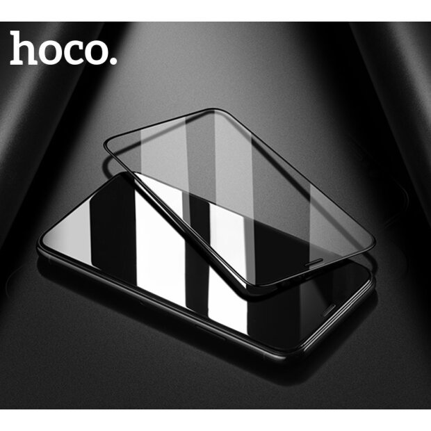 Folie sticla 2.5D iPhone 7/8/SE 2 /8, Hoco Shatter-Proof Neagra
