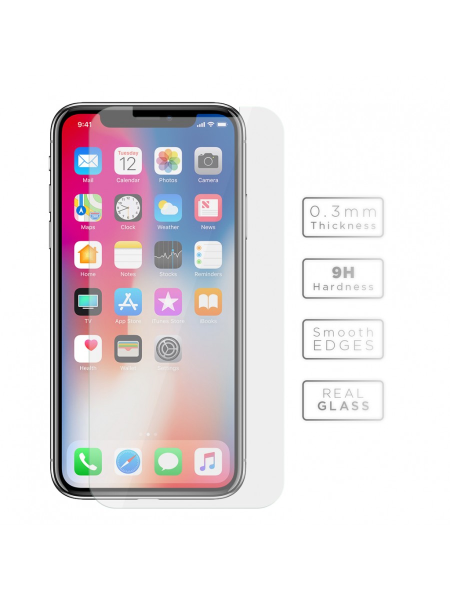 Folie Sticla 2.5D iPhone XS Max Neagra Vetter thumb