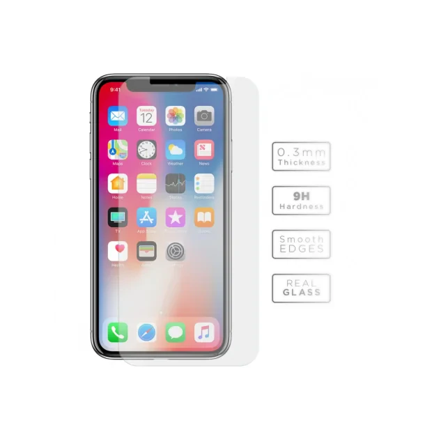 Folie Sticla 2.5D iPhone XS Max Neagra Vetter