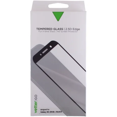 Folie Sticla 2.5D iPhone XS Max Neagra Vetter