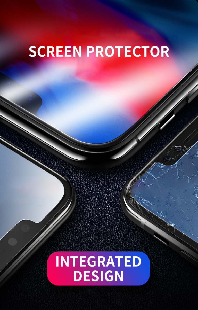 Folie sticla 3D Privacy iPhone Xs Max Contakt Neagra thumb