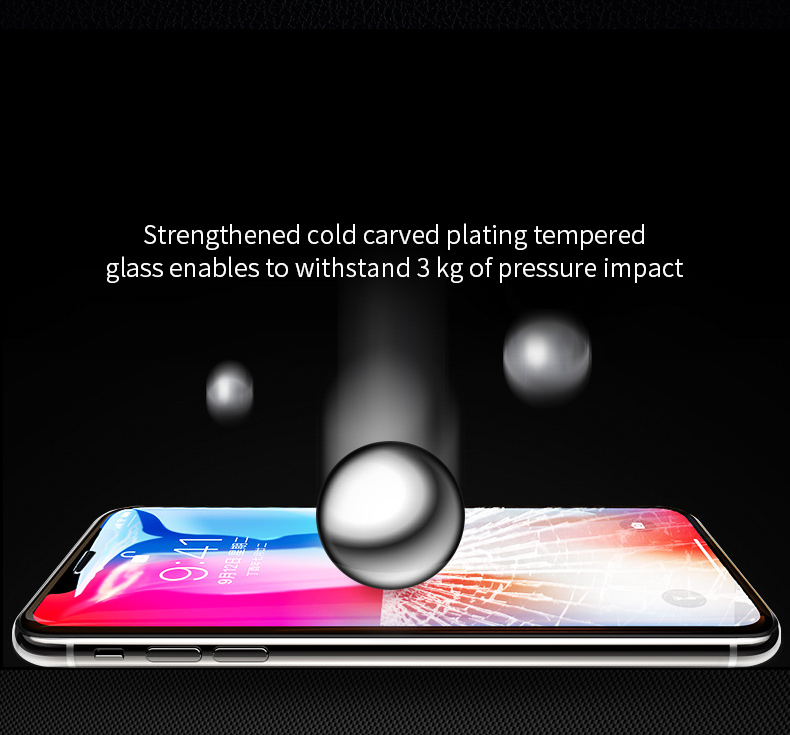 Folie Sticla 3D Privacy Samsung Galaxy S9 Full Glue Negru thumb