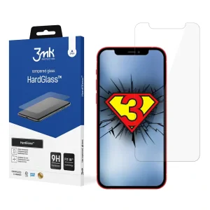 Folie Sticla 3MK HardGlass pentru iPhone 12 Mini Negru