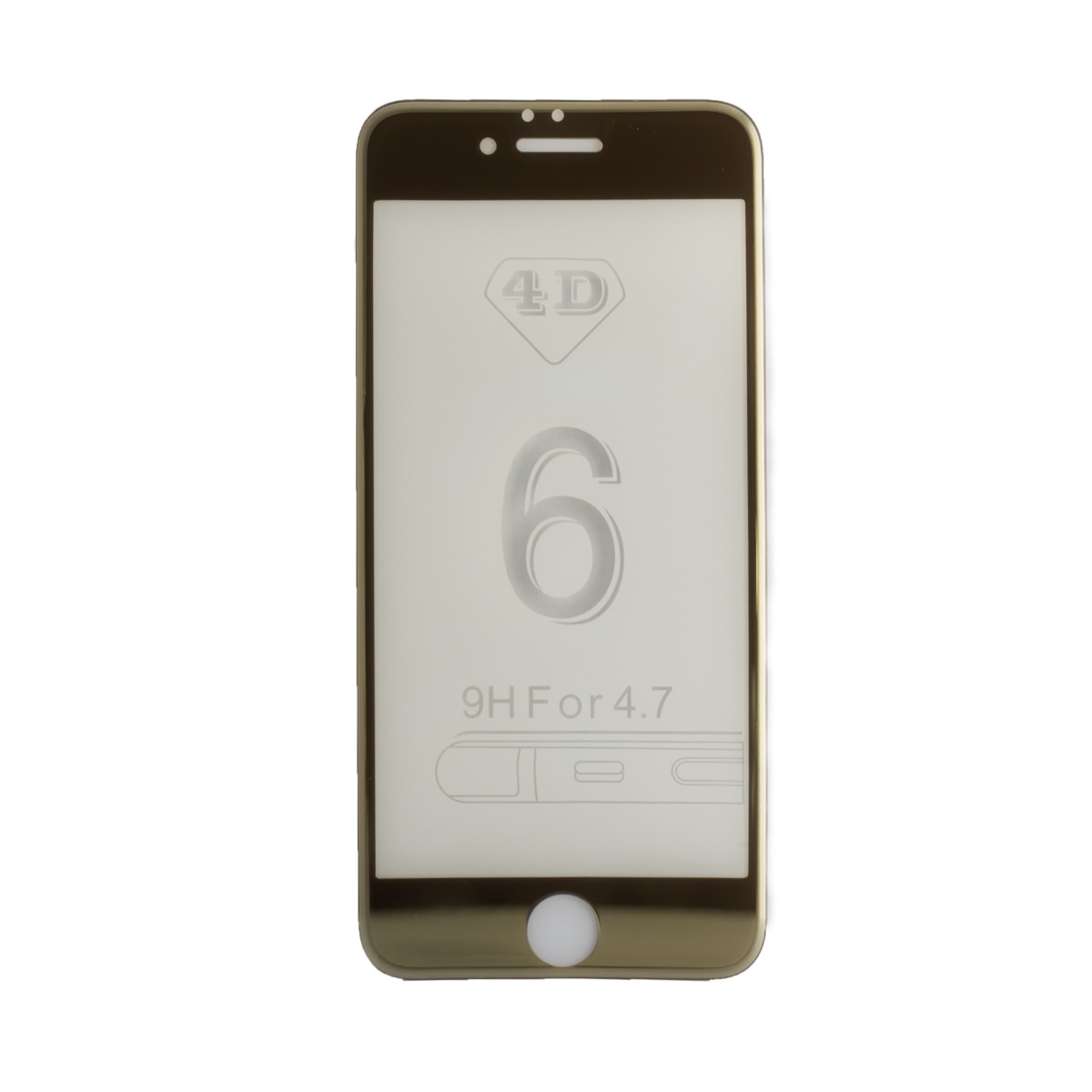 Folie sticla 4D Iphone 6/6S Contakt, Shining Aurie thumb