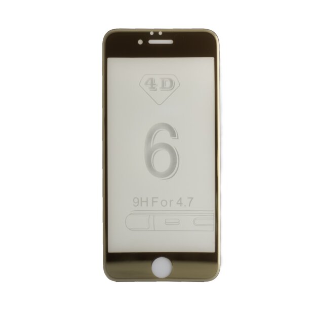 Folie sticla 4D Iphone 6/6S Contakt, Shining Aurie