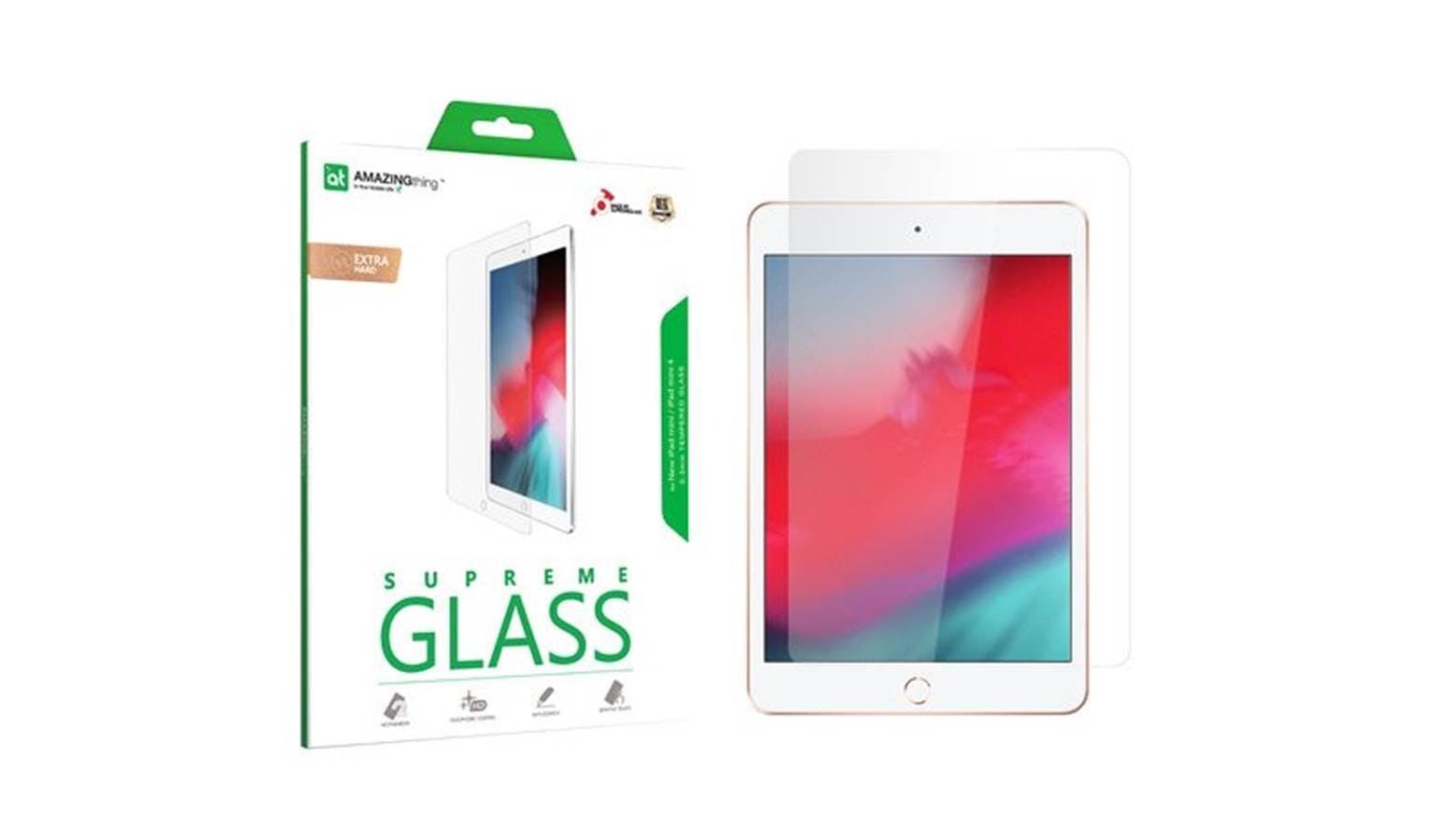 Folie Sticla AmazingThing Supreme pentru iPad Mini 2019 Transparent thumb