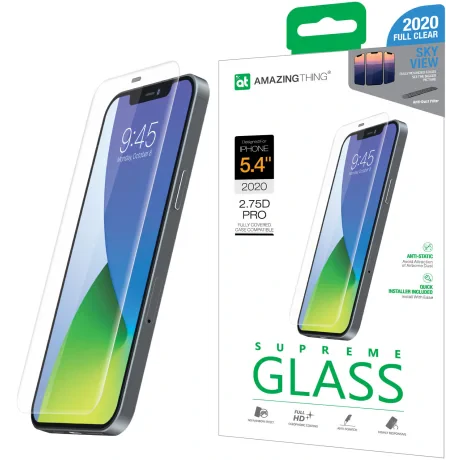 Folie Sticla AmazingThing Supreme Sky View pentru iPhone 12 Mini Transparent