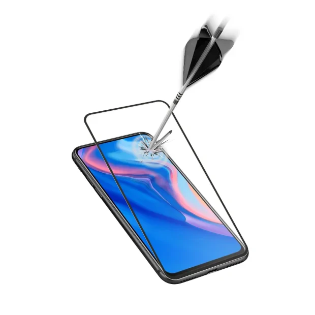 Folie Sticla Cellularline Anti-Shock pentru Huawei P Smart Z Negru