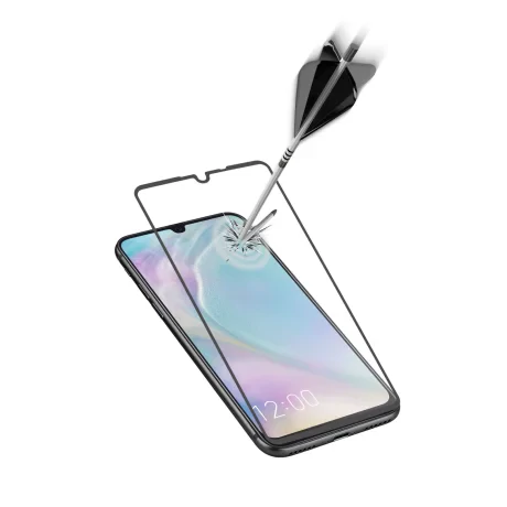 Folie Sticla Cellularline Anti-Shock pentru Huawei P30 Lite Negru