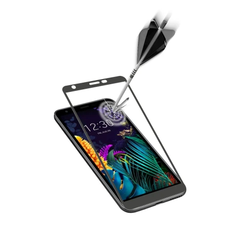 Folie Sticla Cellularline Anti-Shock pentru LG K30 Negru