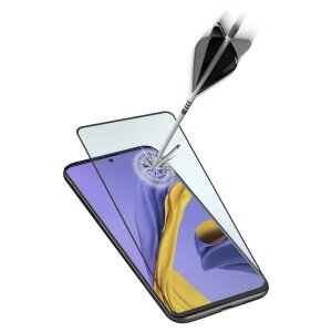 Folie Sticla Cellularline Anti-Shock pentru Samsung Galaxy A51 Negru