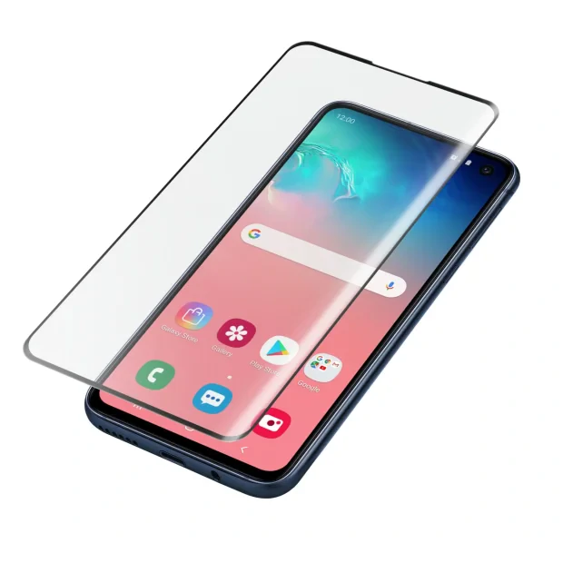 Folie Sticla Cellularline Anti-Shock pentru Samsung Galaxy S10 Negru