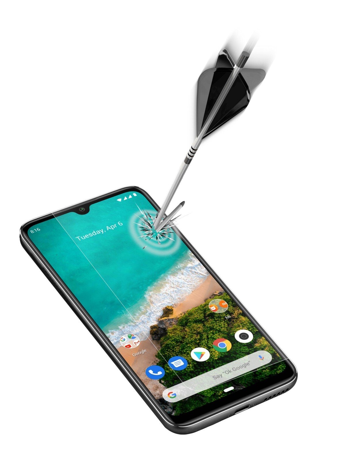 Folie Sticla Cellularline Anti-Shock pentru Xiaomi Mi A3 thumb