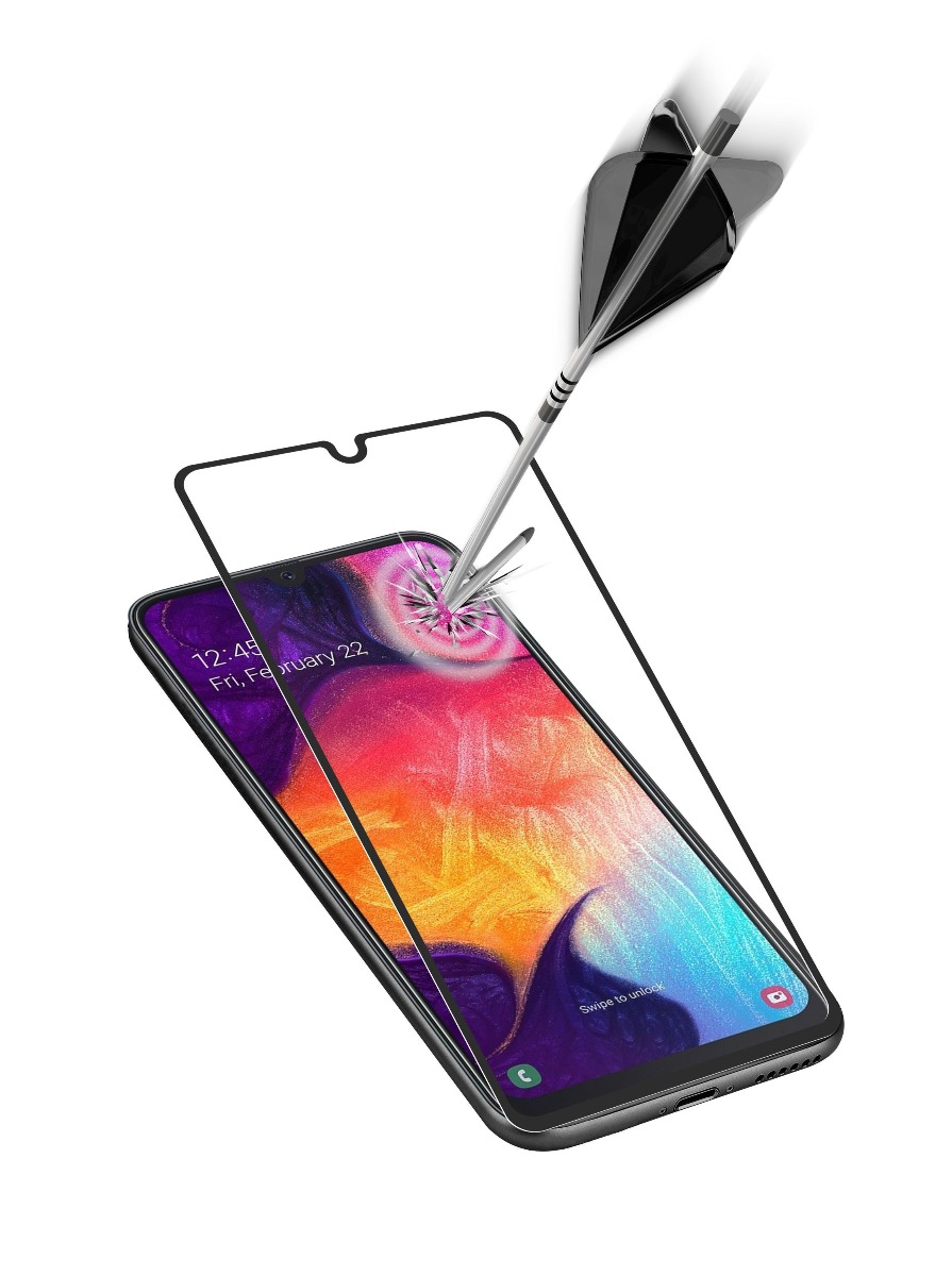 Folie Sticla Cellularline pentru Samsung Galaxy A41 Negru thumb