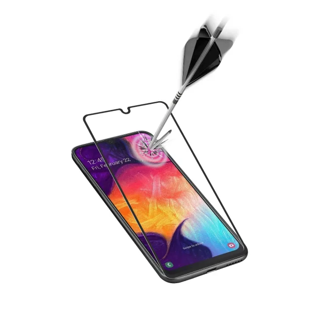 Folie Sticla Cellularline pentru Samsung Galaxy A41 Negru