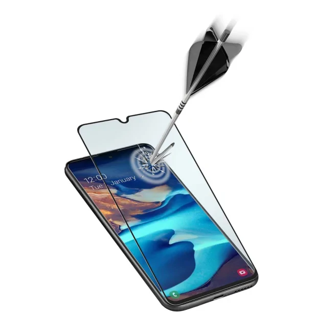 Folie Sticla Cellularline pentru Samsung Galaxy A91/S10 Lite Negru